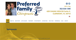 Desktop Screenshot of preferredfamilychiropractic.com